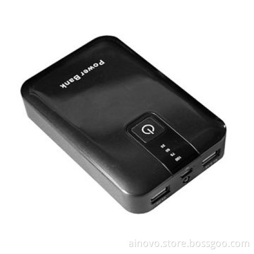 Switching power supply for iPad, mobile phone, dual USB, 10,400mA, high capacity, made of ABS